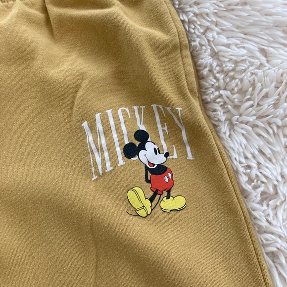Disney Tan Sweatpants with Mickey Design - Picture 2 of 4